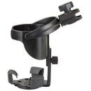 RAM Mount Level Cup XL Low Profile Mount w/Large Strap Clamp Base [RAP-B-417-200-1-231Z-2NUBU] - Essenbay Marine