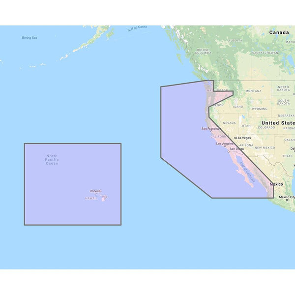 Furuno U.S. West Coast, Hawaii  Baja Mexico - Vector Chart, Standard Resolution Satellite Photos f/Baja Mexico - Unlock Code [MM3-VNA-024] - Essenbay Marine