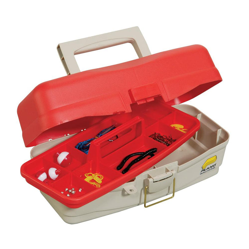 Plano Take Me Fishing Tackle Kit Box - Red/Beige [500000] - Essenbay Marine