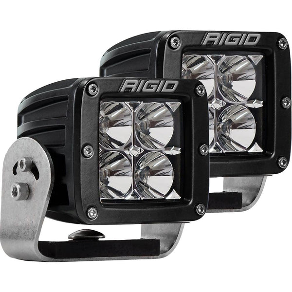 RIGID Industries D-Series PRO - Flood LED - Pair - Black [222113] - Essenbay Marine