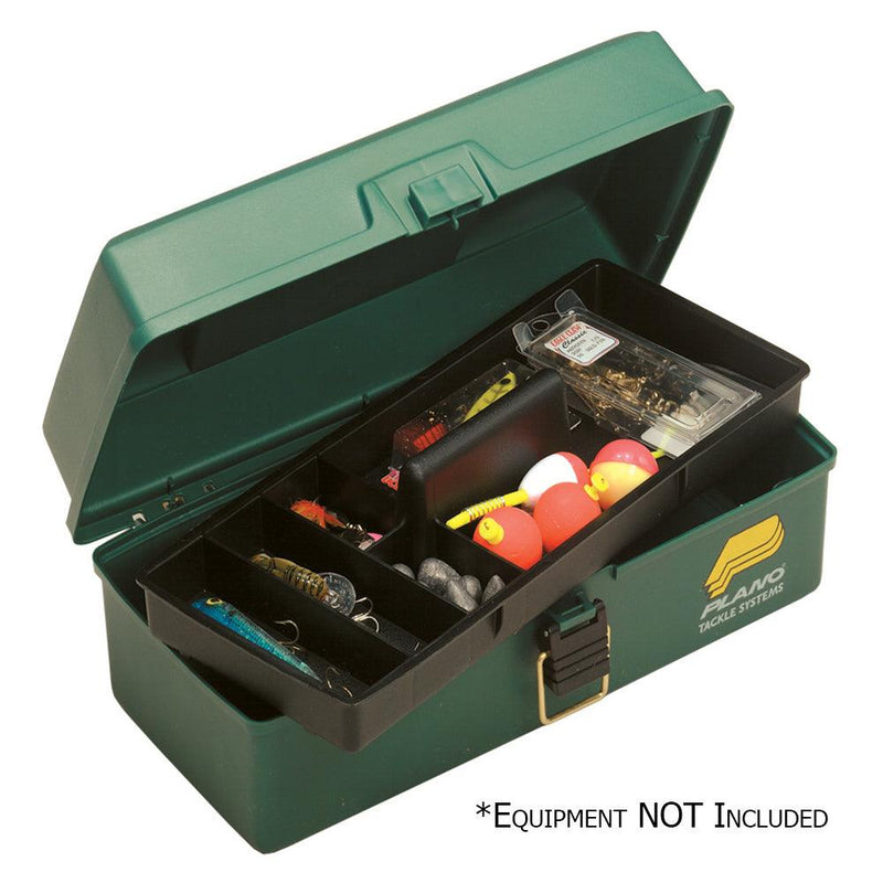 Plano One-Tray Tackle Box - Green [100103] - Essenbay Marine