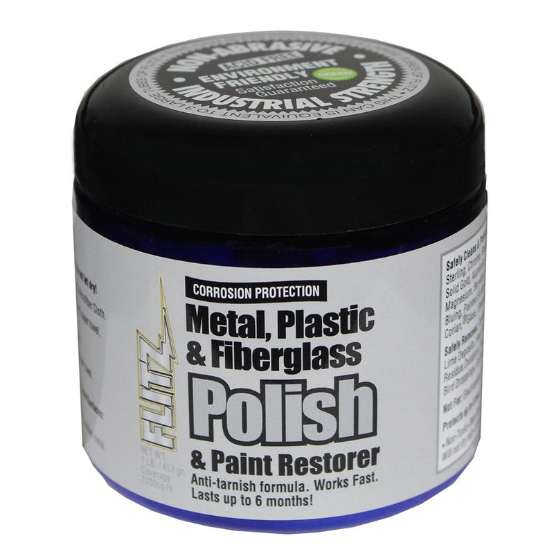 Flitz Metal, Plastic  Fiberglass Polish Paste - 1.0lb [CA 03516-6] - Essenbay Marine