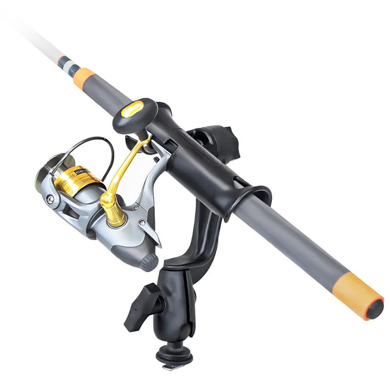 RAM Mount RAM Tube Jr. Fishing Rod Holder with RAM-ROD Revolution Ratchet/Socket System and Track Ball Base [RAP-390-RB-TRA1U] - Essenbay Marine