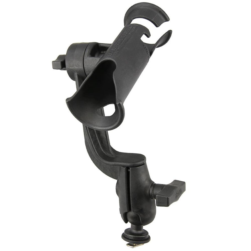 RAM Mount RAM Tube Jr. Fishing Rod Holder with RAM-ROD Revolution Ratchet/Socket System and Track Ball Base [RAP-390-RB-TRA1U] - Essenbay Marine