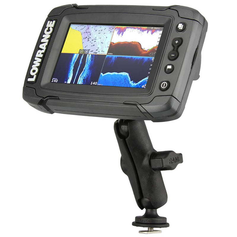 Ram Mount Track Ball Mount f/Lowrance Elite, Hook  Mark-4 Series Fishfinders [RAP-B-202-LO11-354-TRA1] - Essenbay Marine