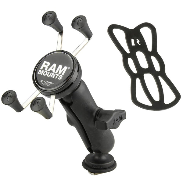 Ram Mount X-Grip Phone Mount w/Track BallBase [RAP-HOL-UN7B-354-TRA1U] - Essenbay Marine