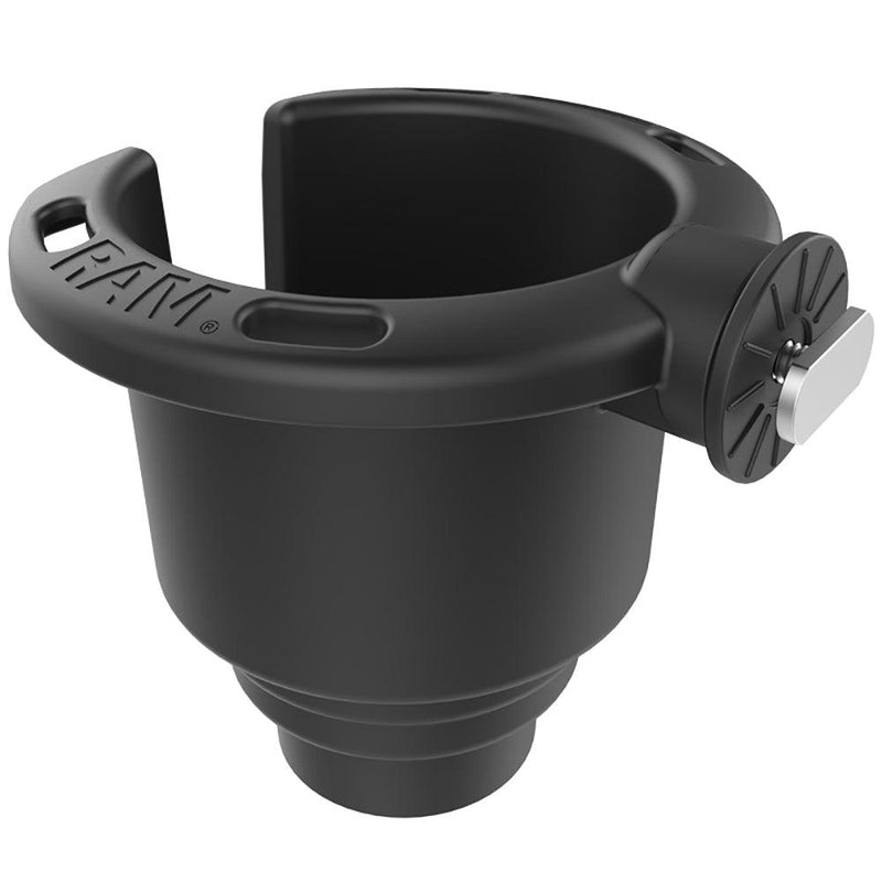 Ram Mount Drink Cup Holder for Tracks [RAP-429TU] - Essenbay Marine