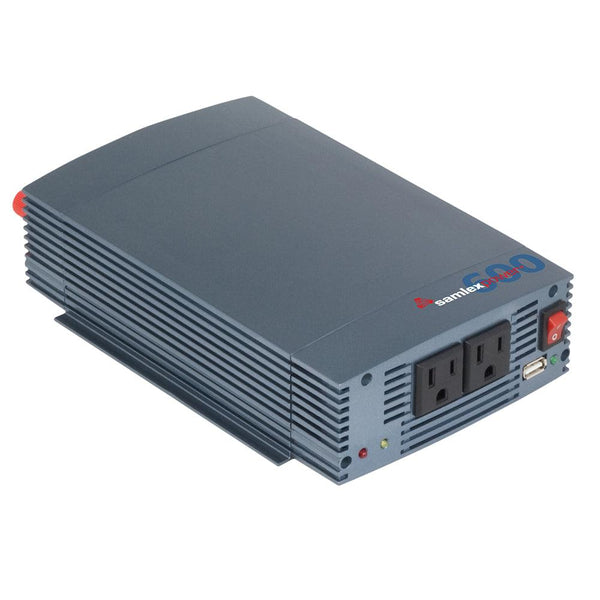 Samlex 600W Pure Sine Wave Inverter - 12V w/USB Charging Port [SSW-600-12A] - Essenbay Marine