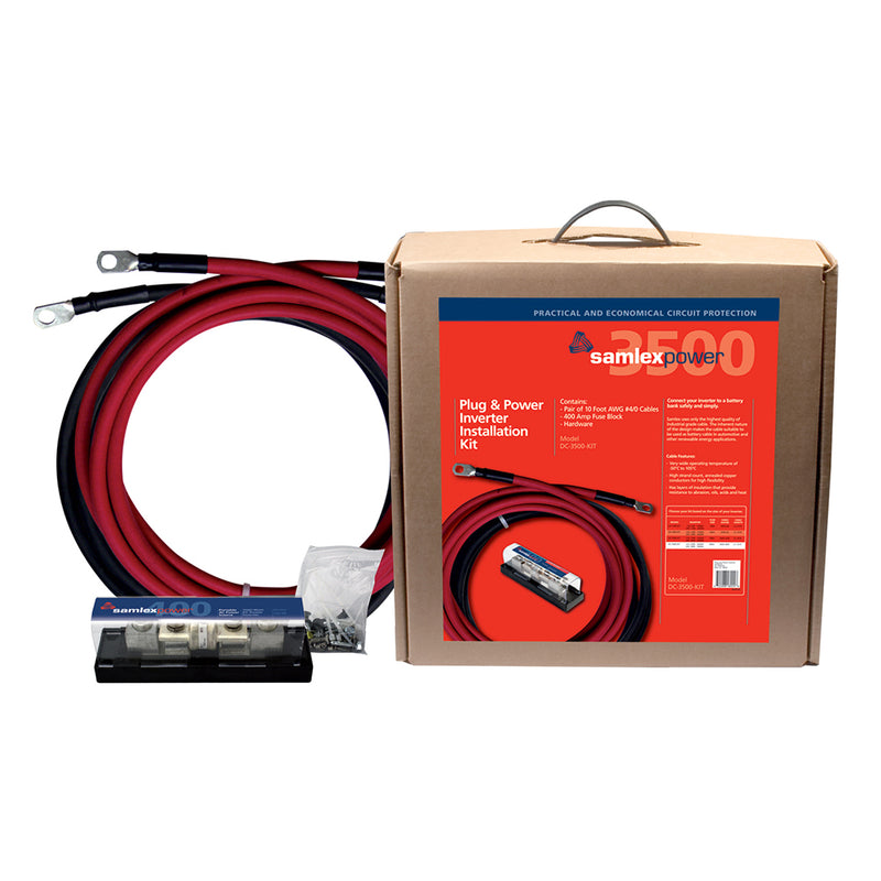 Samlex 400A Inverter Installation Kit f/3500W Inverter [DC-3500-KIT] - Essenbay Marine