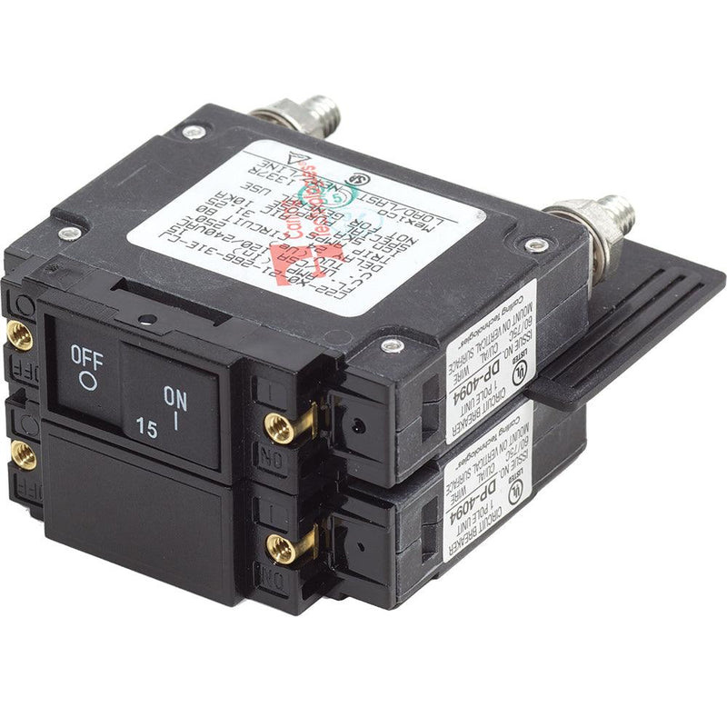 Blue Sea 7462 UL-489 Circuit Breaker - 15A Flat Rocker [7462] - Essenbay Marine