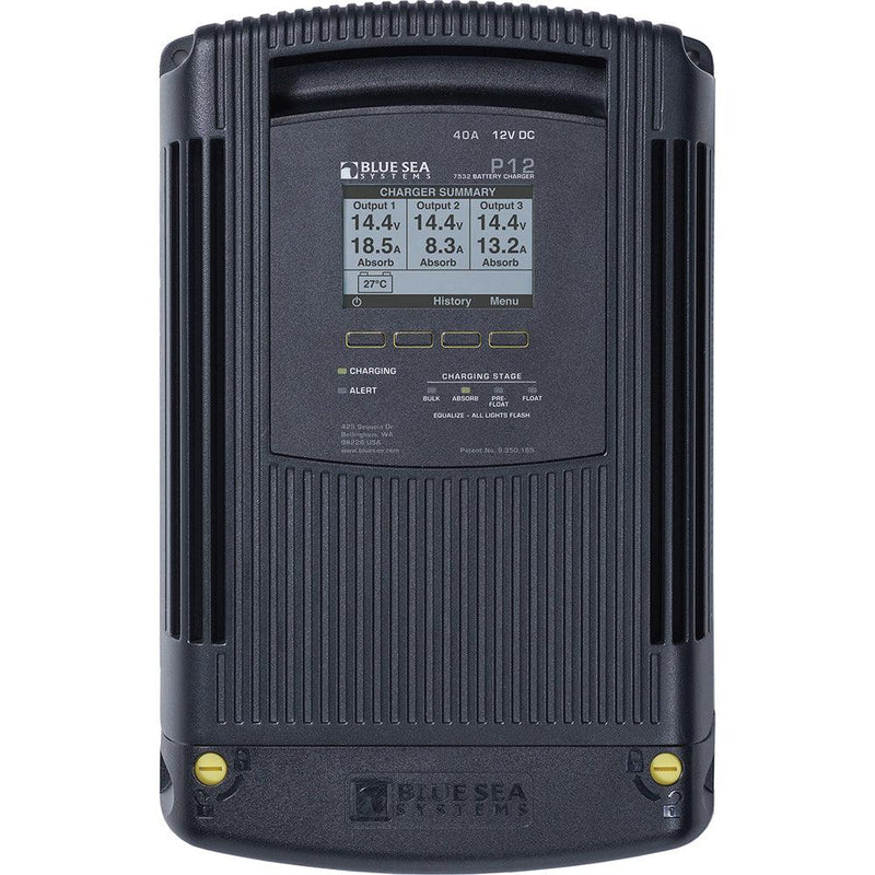 Blue Sea 7532 P12 Gen2 Battery Charger - 40A - 3-Bank [7532] - Essenbay Marine