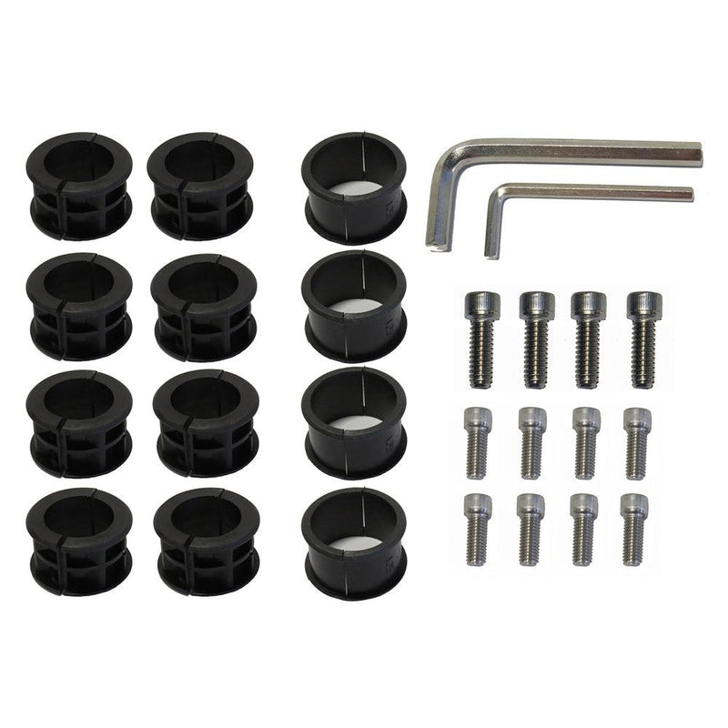 SurfStow SUPRAX Parts Kit - 12-Bolts, 3 Sizes of Inserts, 2-Allen Wrenches [59001] - Essenbay Marine