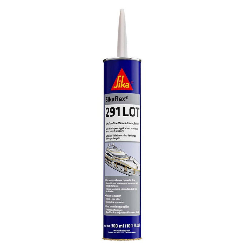 Sika Sikaflex 291 LOT Slow Cure Adhesive  Sealant 10.3oz(300ml) Cartridge - White [90925] - Essenbay Marine
