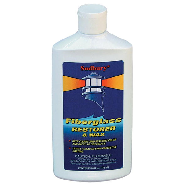Sudbury One Step Fiberglass Restorer  Wax - 16oz Liquid [413] - Essenbay Marine
