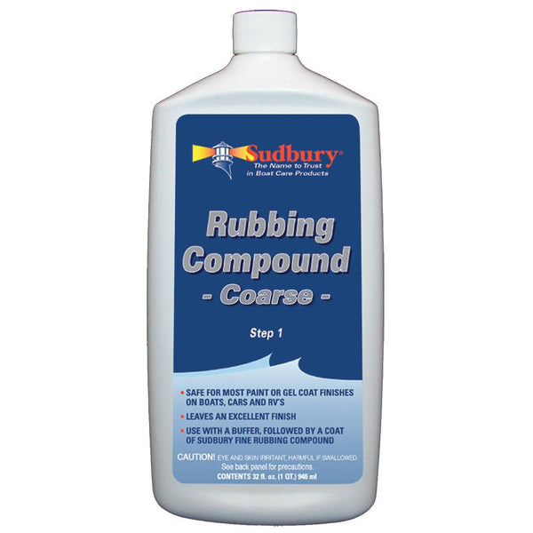 Sudbury Rubbing Compound Coarse - Step 1 - 32oz Fluid [444] - Essenbay Marine