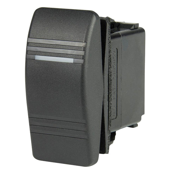 BEP DPDT Contura Switch - 1-Amber LED - ON/OFF/(ON) [1001807] - Essenbay Marine