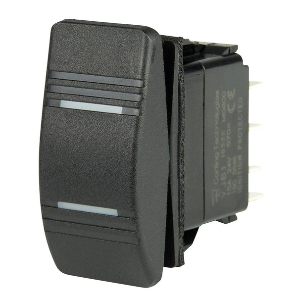 BEP DPDT Contura Switch - 2-Amber LEDs - ON/OFF/ON [1001808] - Essenbay Marine