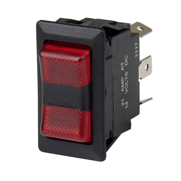 BEP SPDT Rocker Switch - 2-LEDs - 12V/24V - ON/OFF/ON [1001715] - Essenbay Marine