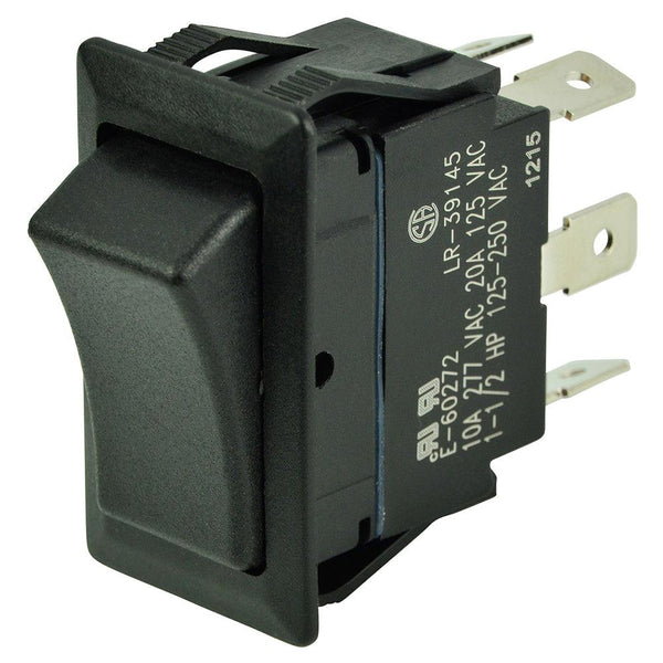 BEP DPDT Rocker Switch - 12V/24V - ON/OFF/ON [1001712] - Essenbay Marine