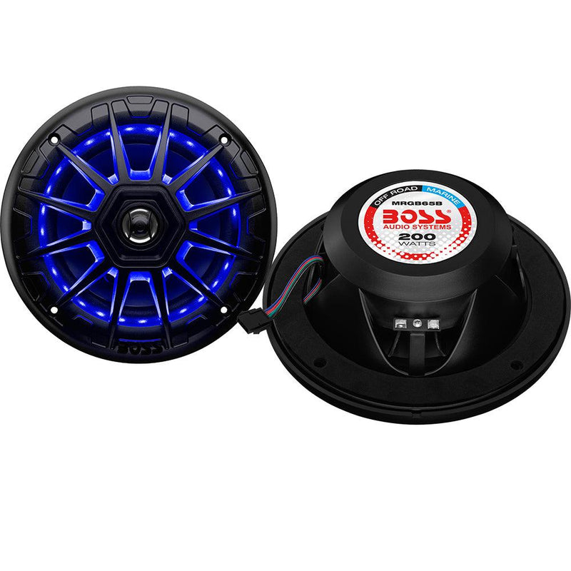 Boss Audio 6.5" MRGB65B Speakers - Black - 200W [MRGB65B] - Essenbay Marine