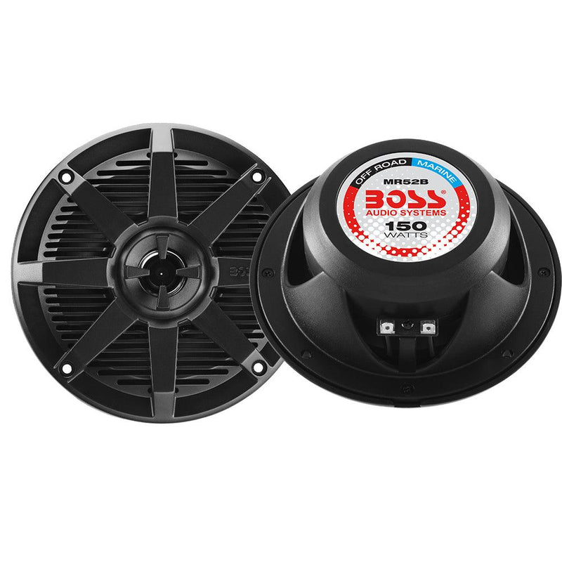Boss Audio 5.25" MR52B Speaker - Black - 150W [MR52B] - Essenbay Marine