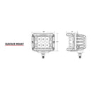 RIGID Industries D-SS PRO Flood LED Surface Mount - Pair - White [862113] - Essenbay Marine