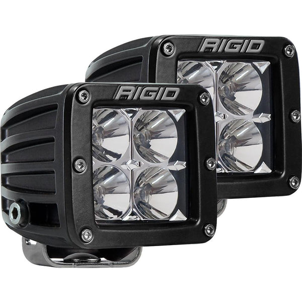 RIGID Industries D-Series PRO Hybrid-Flood LED - Pair - Black [202113] - Essenbay Marine