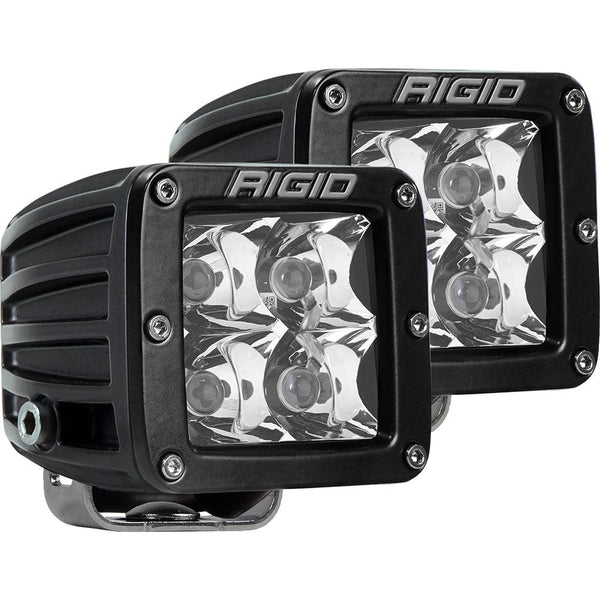 RIGID Industries D-Series PRO Hybrid-Spot LED - Pair - Black [202213] - Essenbay Marine