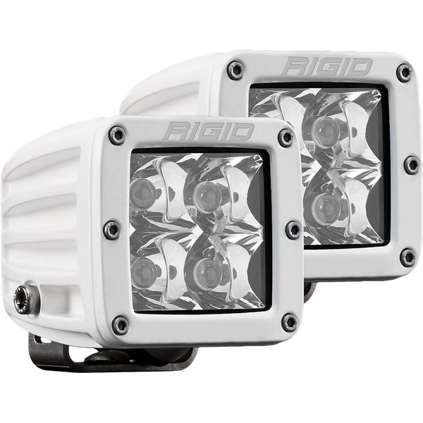 RIGID Industries D-Series PRO Hybrid-Spot LED - Pair - White [602213] - Essenbay Marine