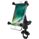 RAM Mount Handlebar Rail Mount w/Zinc Coated U-Bolt Base  Universal X-Grip Large Phone/Phablet Cradle [RAM-B-149Z-UN10U] - Essenbay Marine