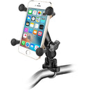 RAM Mount Handlebar Rail Mount w/Zinc Coated U-Bolt Base and Universal X-Grip Cell/iPhone Cradle [RAM-B-149Z-UN7U] - Essenbay Marine