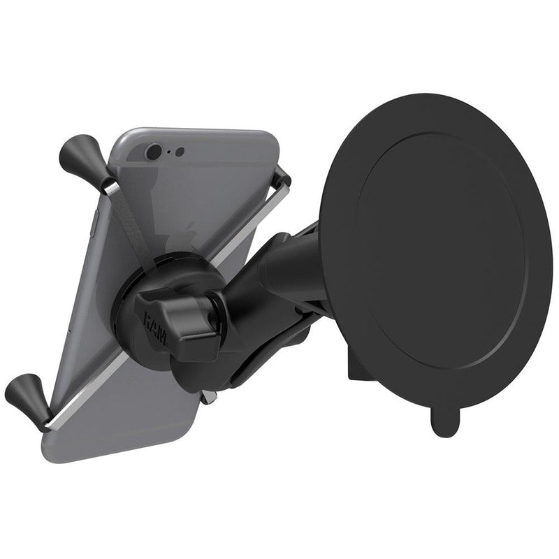 RAM Mount Twist-Lock Suction Cup Mount w/Universal X-Grip Large Phone/Phablet Cradle [RAM-B-166-UN10U] - Essenbay Marine