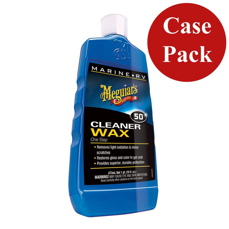 Meguiars Boat/RV Cleaner Wax - 16 oz - *Case of 6* [M5016CASE] - Essenbay Marine