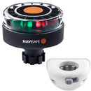 Navisafe Navilight Tricolor 2NM w/Navibolt Base  Vertical Mount - White [342KIT6] - Essenbay Marine
