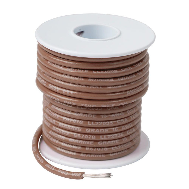 Ancor Tan 16 AWG Tinned Copper Wire - 100 [101810] - Essenbay Marine