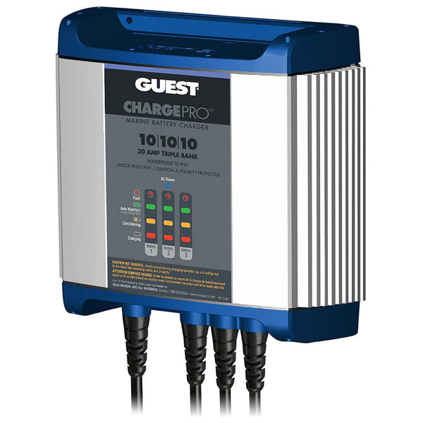 Guest On-Board Battery Charger 30A / 12V - 3 Bank - 120V Input [2731A] - Essenbay Marine