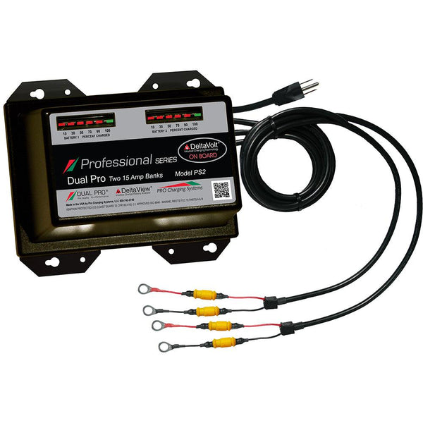 Dual Pro Professional Series Battery Charger - 30A - 2-15A-Banks - 12V/24V [PS2] - Essenbay Marine
