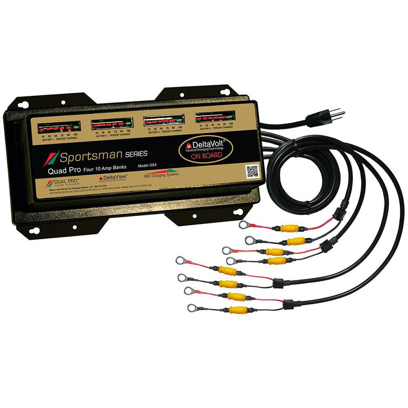 Dual Pro Sportsman Series Battery Charger - 40A - 4-10A-Banks - 12V-48V [SS4] - Essenbay Marine