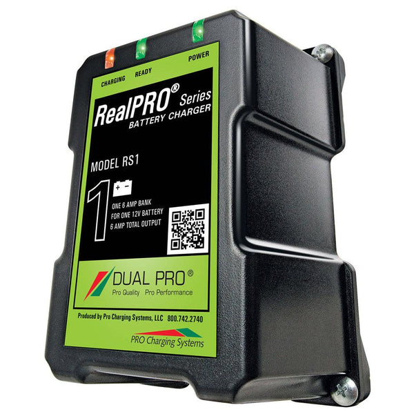 Dual Pro RealPRO Series Battery Charger - 6A - 1-Bank - 12V [RS1] - Essenbay Marine