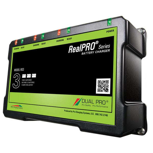 Dual Pro RealPRO Series Battery Charger - 18A - 3-6A-Banks - 12V-36V [RS3] - Essenbay Marine