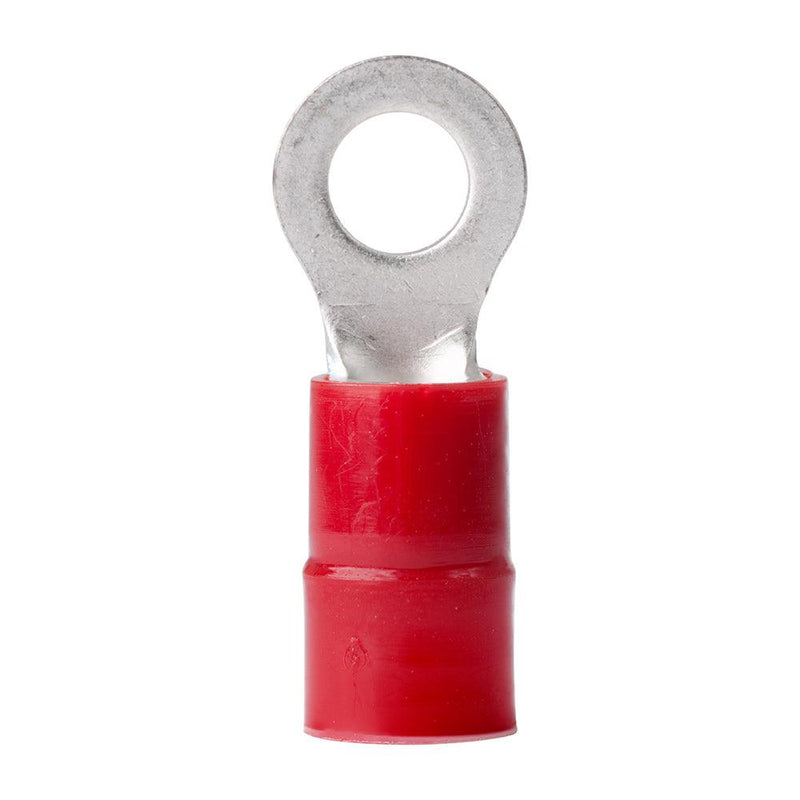 Ancor 8 AWG - 1/4" Nylon Ring Terminal - 100-Pack [222234] - Essenbay Marine