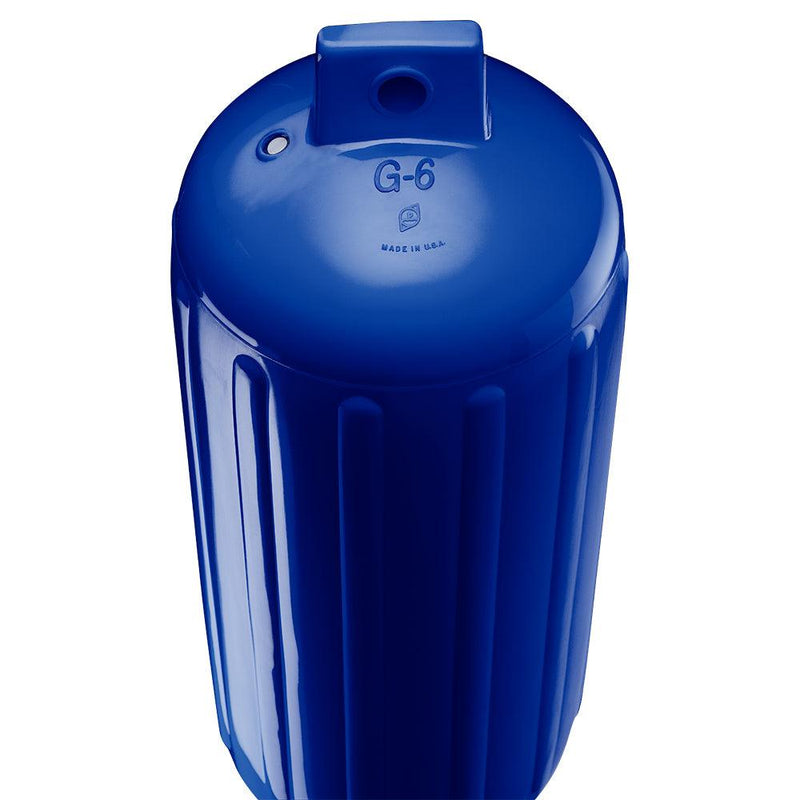 Polyform G-6 Twin Eye Fender 11" x 30" - Cobalt Blue w/Adapter [G-6-COBALT BLUE] - Essenbay Marine