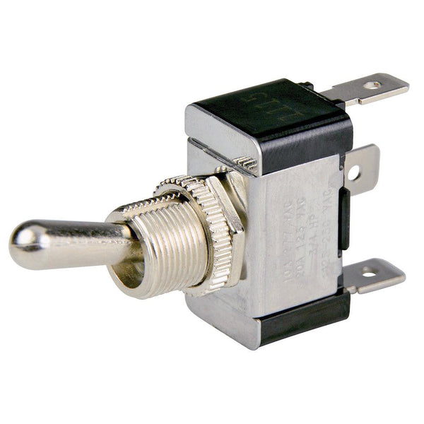 BEP SPDT Chrome Plated Toggle Switch - ON/OFF/ON [1002001] - Essenbay Marine