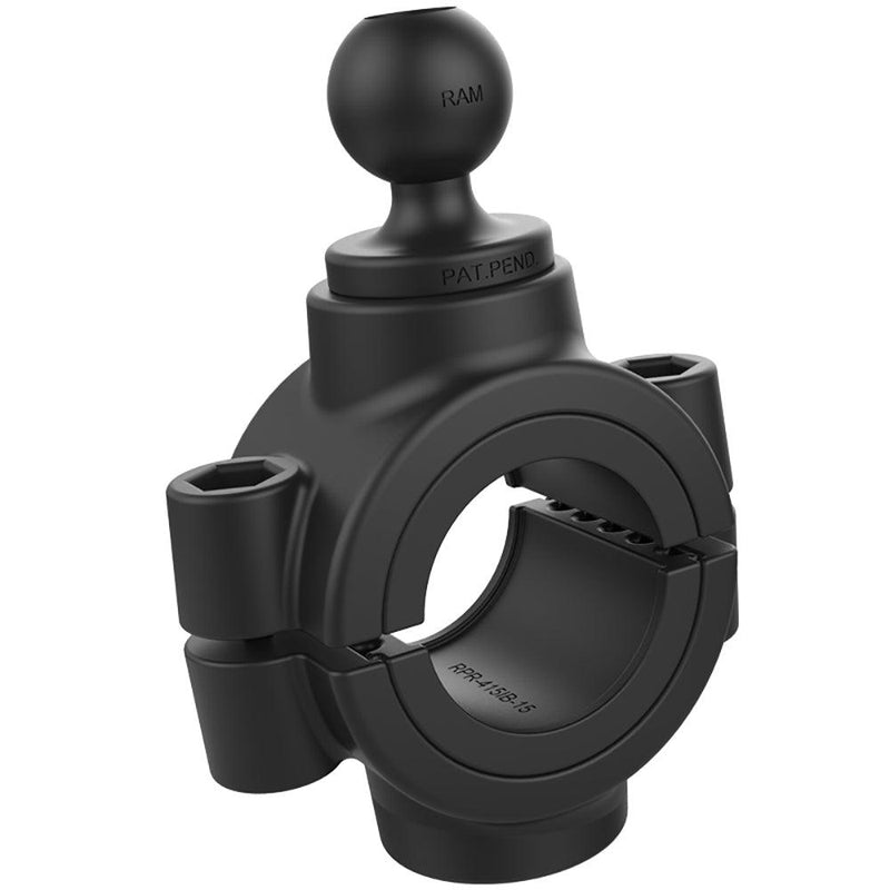 RAM Mount Torque 1-1/2" - 2" Diameter Rail Base w/1" Pin-Lock Ball [RAM-B-351-415-15-2U] - Essenbay Marine