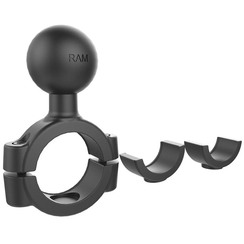 RAM Mount Torque 1-1/8" - 1-1/2" Diameter Handlebar/Rail Base with C Size 1.5" Ball [RAM-408-112-15U] - Essenbay Marine