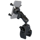 RAM Mount Small Tough-Claw Base w/Double Socket Arm  Universal X-Grip Cell/iPhone Cradle [RAM-B-400-UN7] - Essenbay Marine