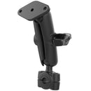 RAM Mount RAM Torque 3/8" - 5/8" Diameter Mini Rail Base w/ 1" Ball, Medium Arm and Diamond Ball Base [RAM-B-408-37-62-238U] - Essenbay Marine