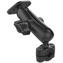 RAM Mount RAM Torque 3/8" - 5/8" Diameter Mini Rail Base w/ 1" Ball, Medium Arm and Diamond Ball Base [RAM-B-408-37-62-238U] - Essenbay Marine