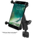 RAM Mount RAM Torque 3/8" - 5/8" Diameter Mini Rail Base with 1" Ball, Medium Arm and X-Grip for Larger Phones [RAM-B-408-37-62-UN10U] - Essenbay Marine