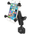 RAM Mount RAM Torque 3/4" - 1" Diameter Handlebar/Rail Base w/1" Ball, Medium Arm  X-Grip f/Phones [RAM-B-408-75-1-UN7U] - Essenbay Marine